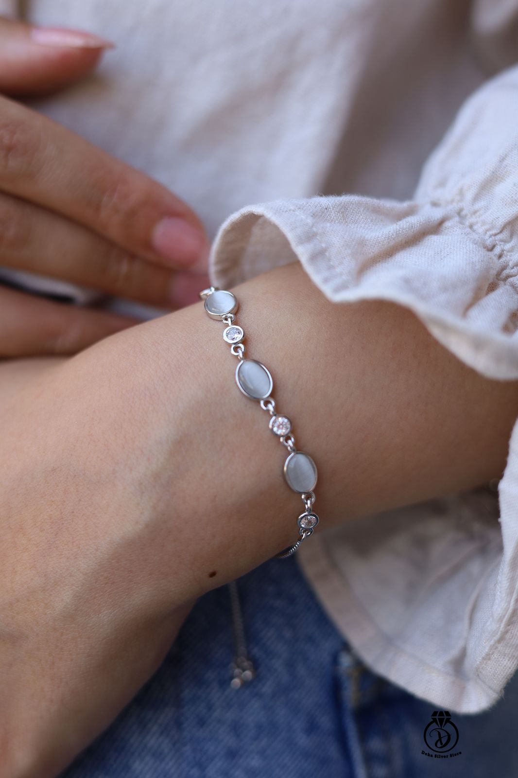 White Shell Stone Bracelet